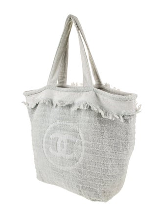 Chanel Terry CC Beach Tote w/ Pouch
