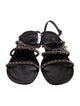 Chanel 2025 Interlocking CC Logo Slingback Sandals