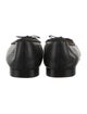 Chanel Interlocking CC Logo Leather Ballet Flats