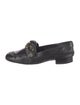 Chanel Interlocking CC Logo Leather Loafers