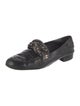 Chanel Interlocking CC Logo Leather Loafers