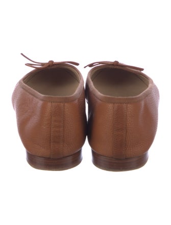 Chanel 2010 Interlocking CC Logo Ballet Flats