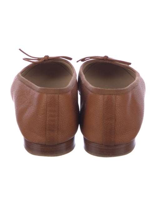 Chanel 2010 Interlocking CC Logo Ballet Flats