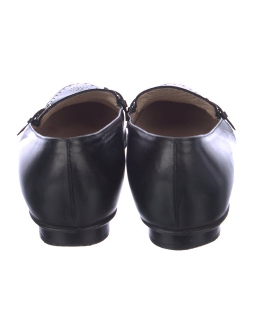 Chanel Interlocking CC Logo Leather Loafers