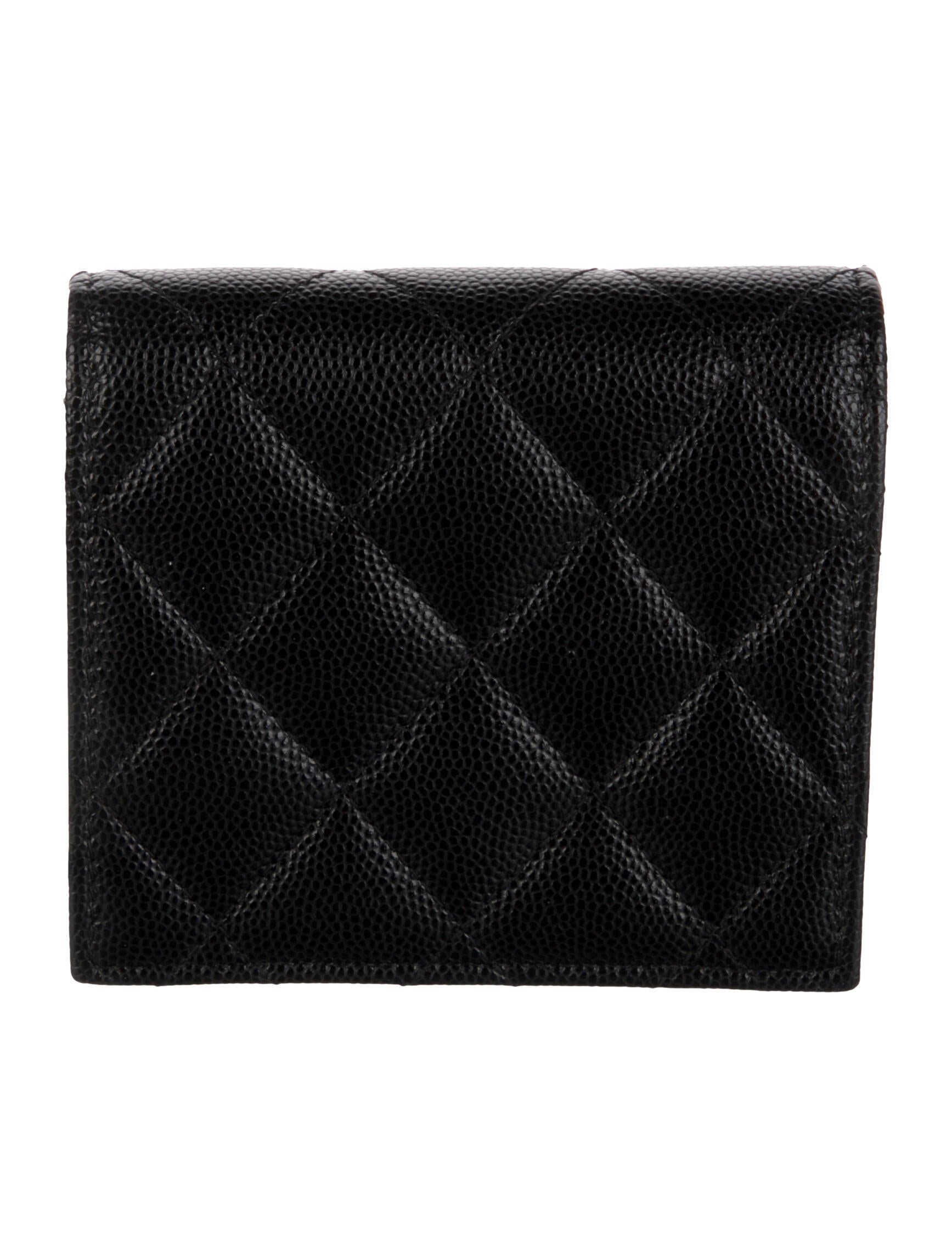 Chanel 2024 Interlocking CC Logo Compact Wallet
