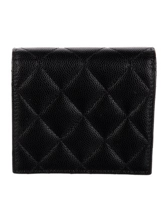 Chanel 2024 Interlocking CC Logo Compact Wallet