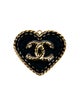 Chanel 2024 CC Denim Heart Keychain