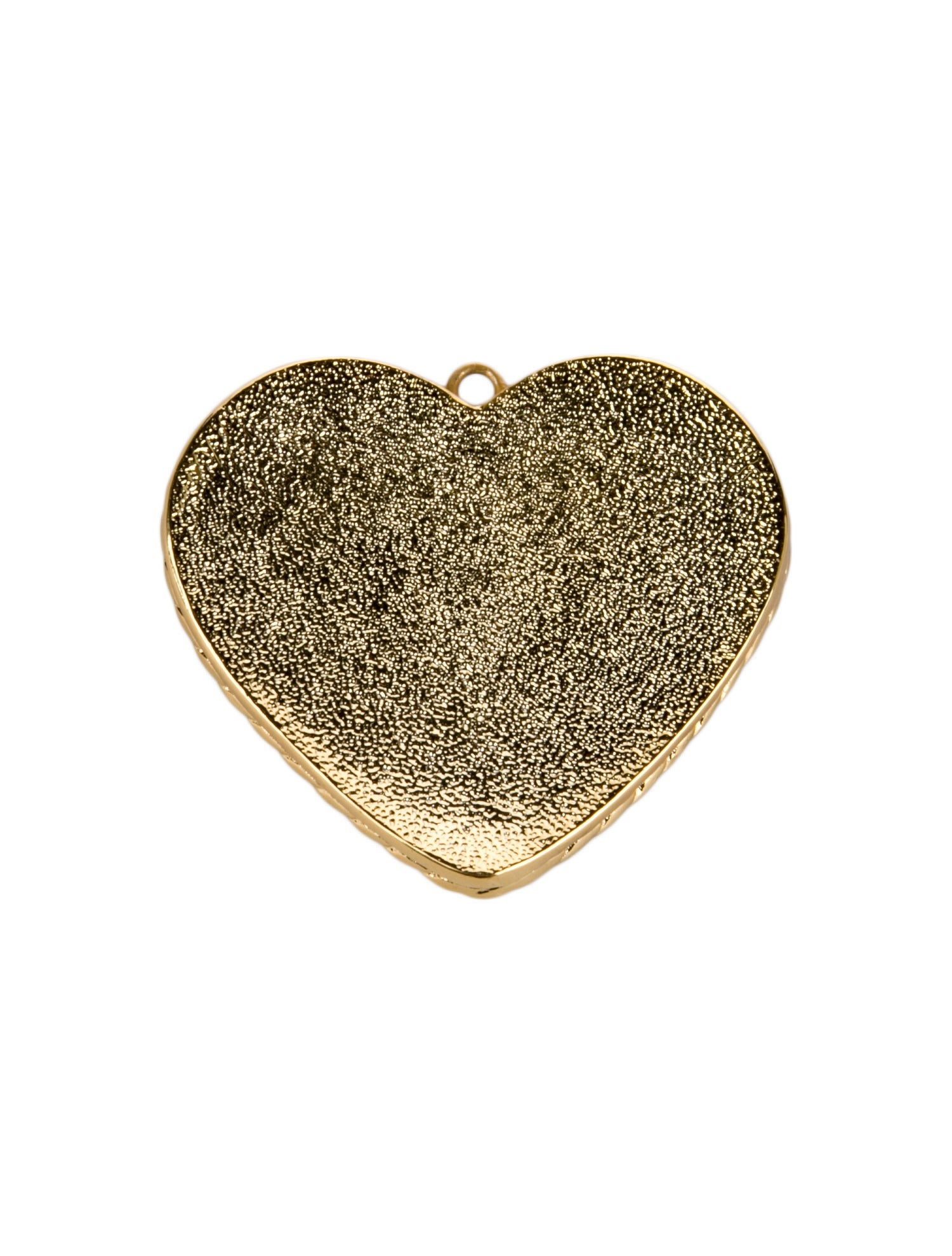 Chanel 2024 CC Denim Heart Keychain