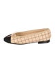 Chanel 2024 Interlocking CC Logo Ballet Flats