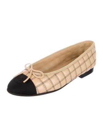 Chanel 2024 Interlocking CC Logo Ballet Flats