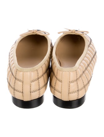 Chanel 2024 Interlocking CC Logo Ballet Flats