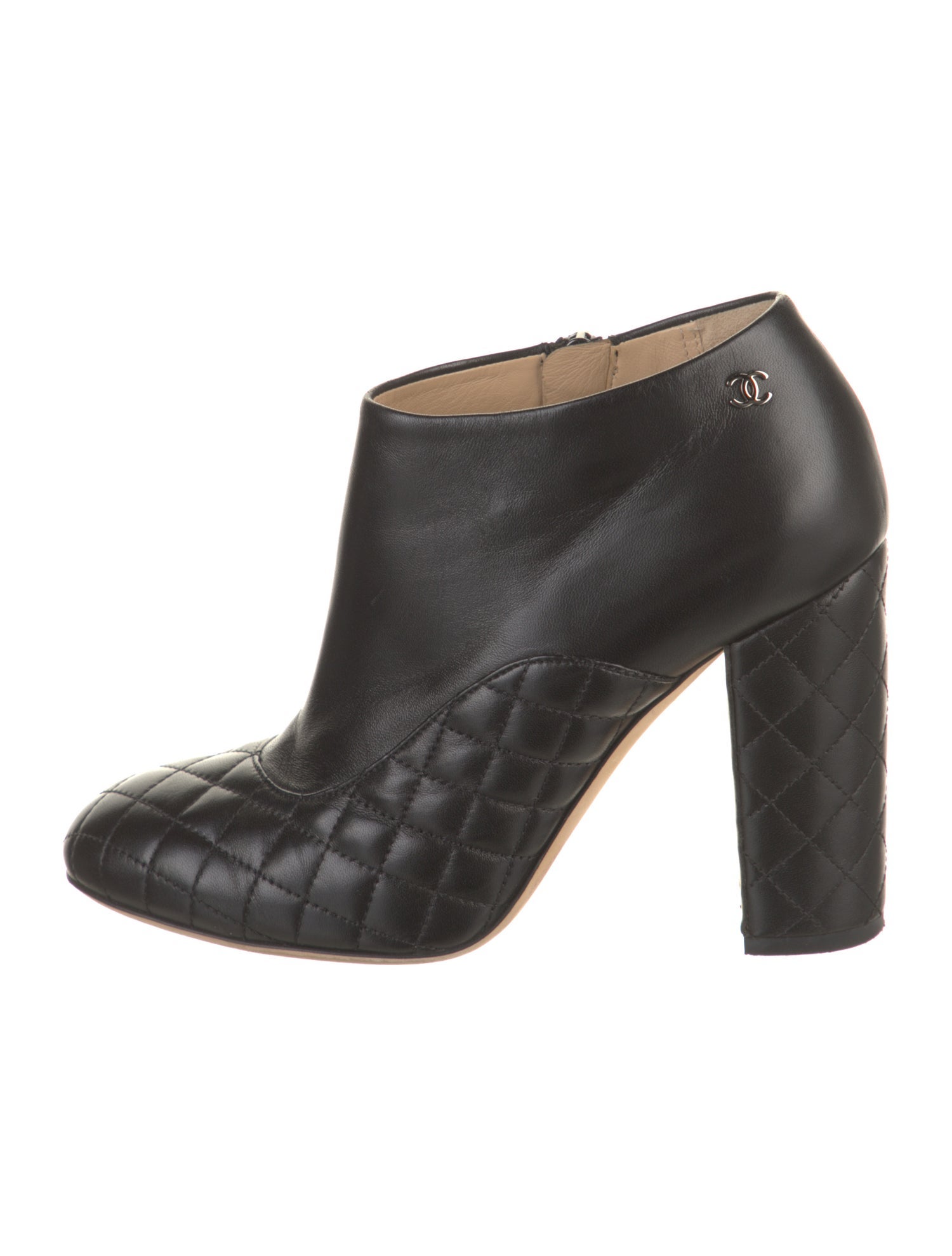 Chanel 2016 Interlocking CC Logo Boots