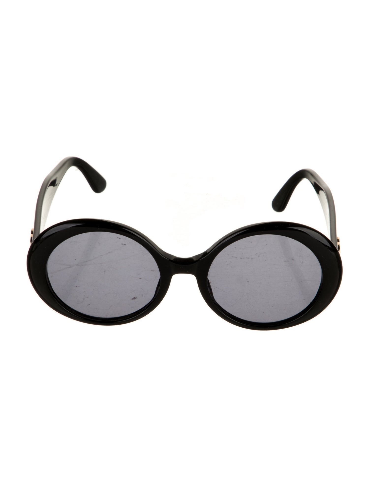 Chanel Interlocking CC Logo Round Sunglasses