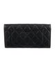 Chanel Classic Flap Wallet Interlocking CC Logo Trifold Wallet