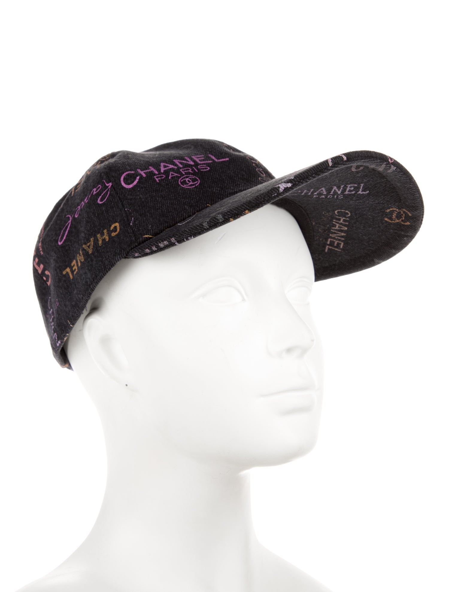 Chanel Denim Logo Baseball Cap