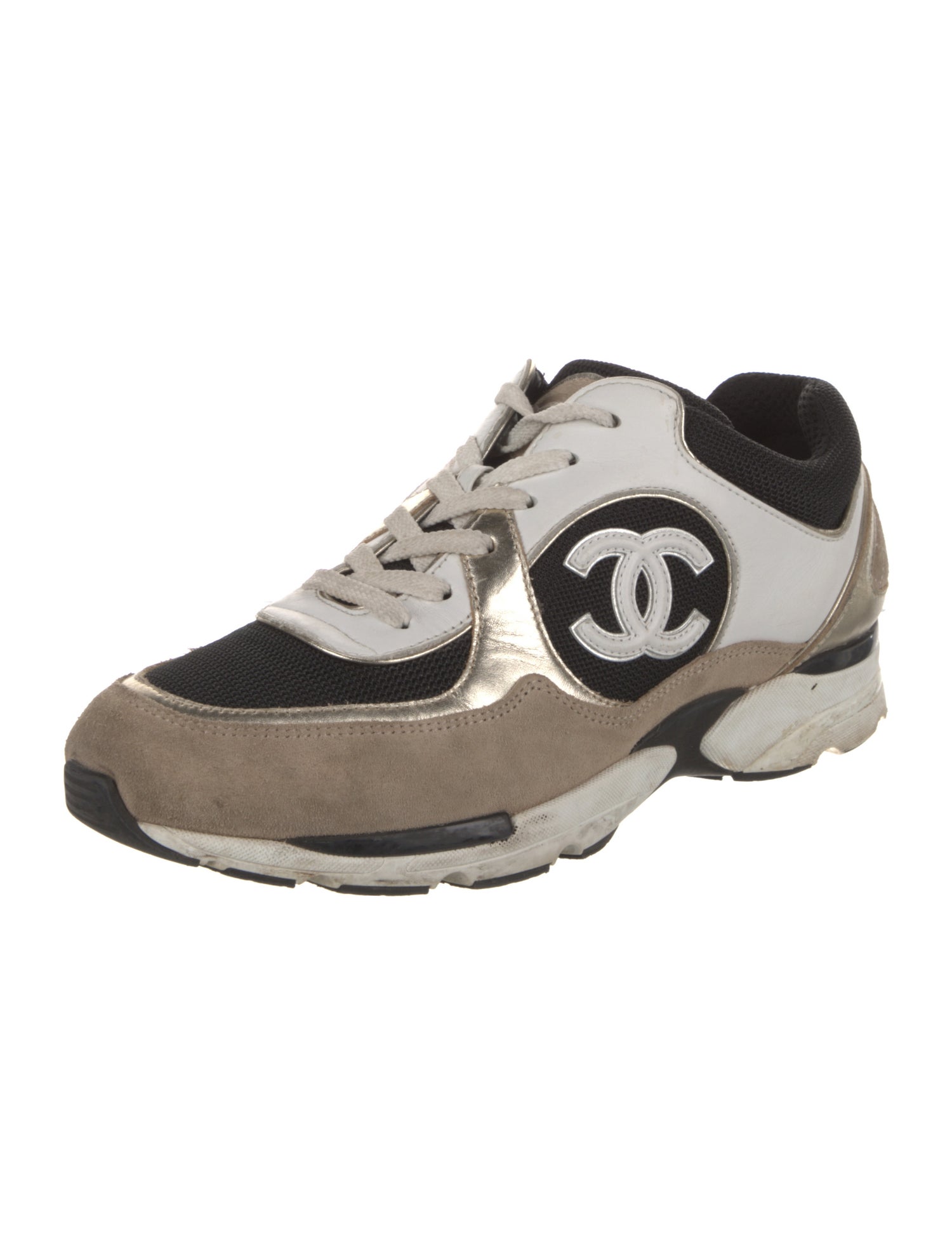 Chanel Interlocking CC Logo Sneakers
