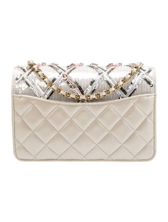 Chanel Classic Sequins Wallet On Chain