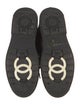 Chanel Interlocking CC Logo Leather Combat Boots