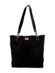 Chanel Suede Diamond Quilt Tote