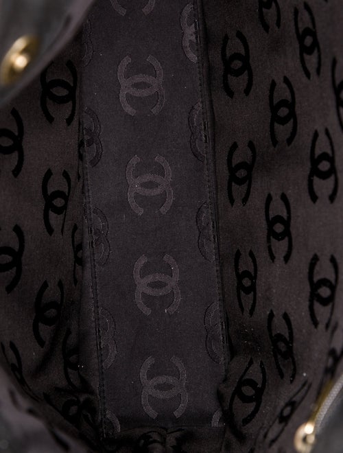 Chanel Suede Diamond Quilt Tote