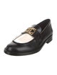 Chanel Interlocking CC Logo Leather Loafers