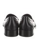 Chanel Interlocking CC Logo Leather Loafers