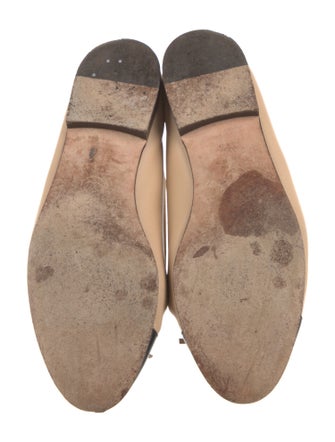 Chanel Interlocking CC Logo Leather Ballet Flats