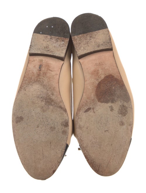 Chanel Interlocking CC Logo Leather Ballet Flats