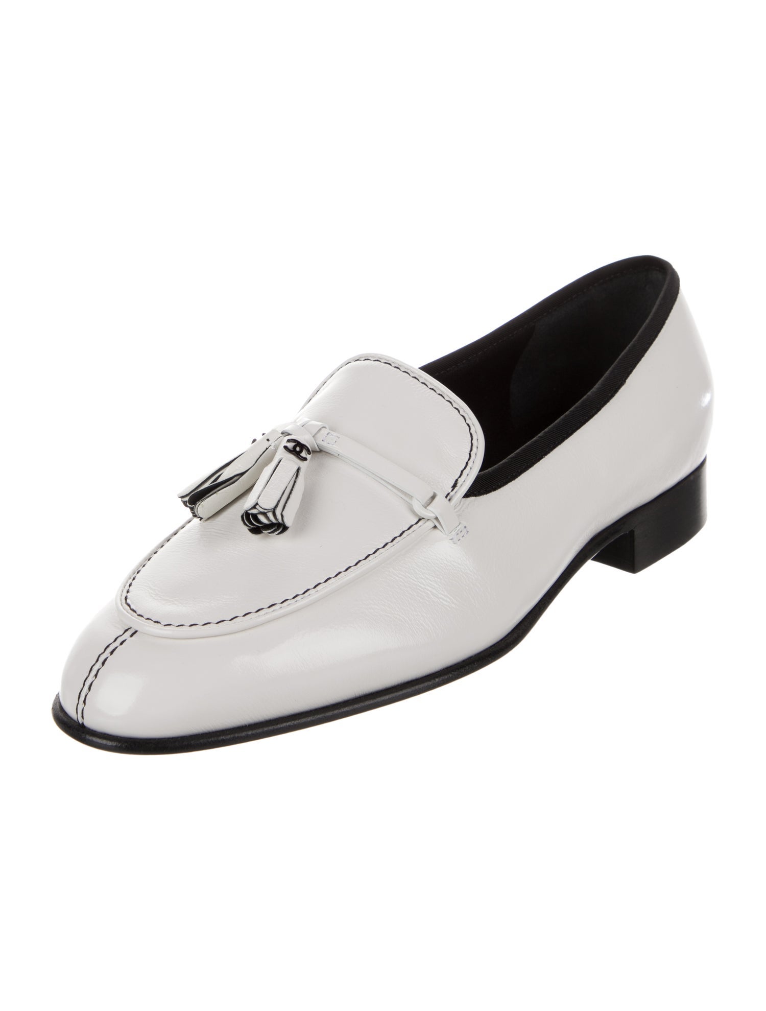 Chanel 2024 Interlocking CC Logo Loafers