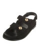 Chanel 2022 Interlocking CC Logo Slingback Sandals