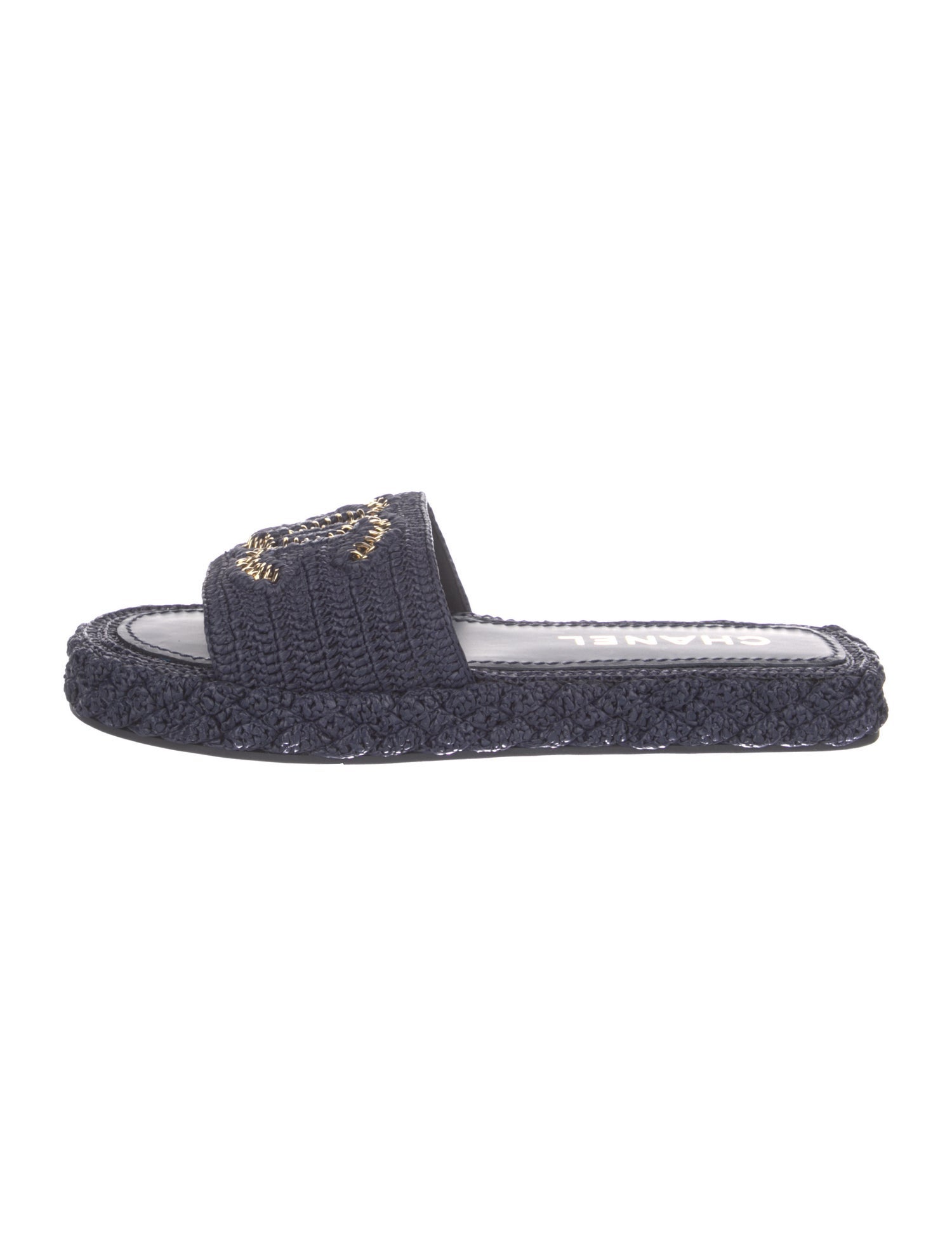 Chanel 2021 Interlocking CC Logo Espadrilles