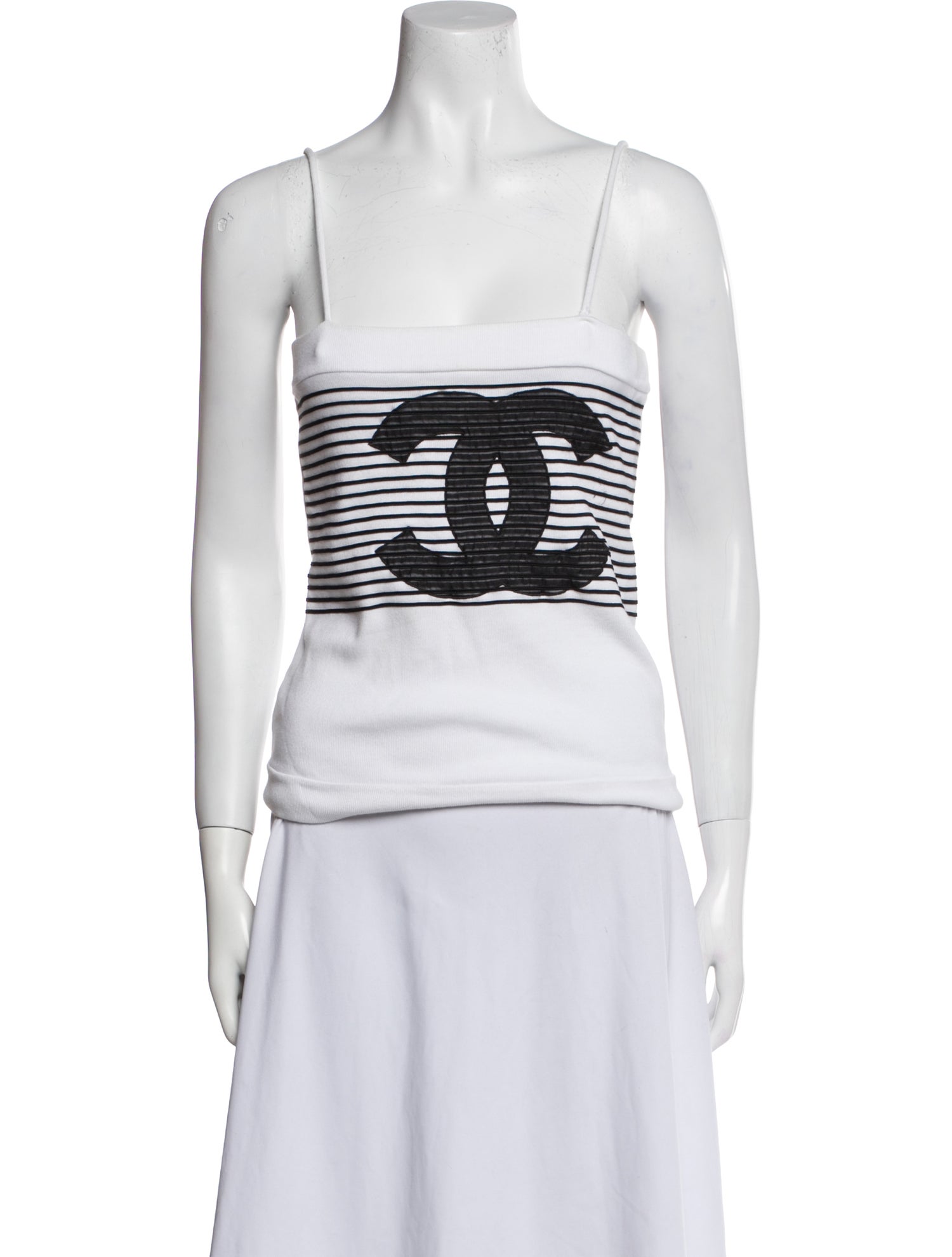 Chanel 2024 Graphic Print Crop Top