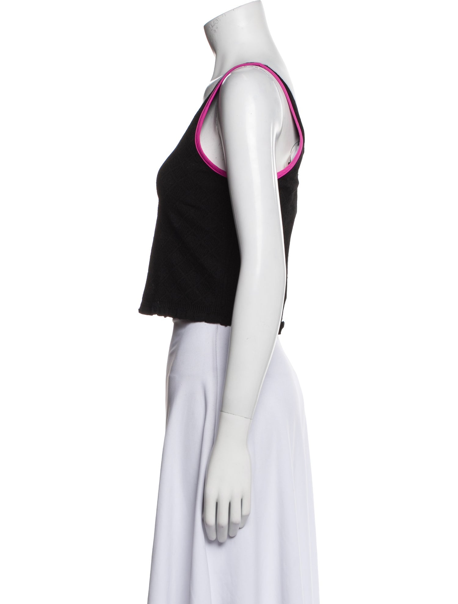 Chanel 2024 V-Neck Crop Top