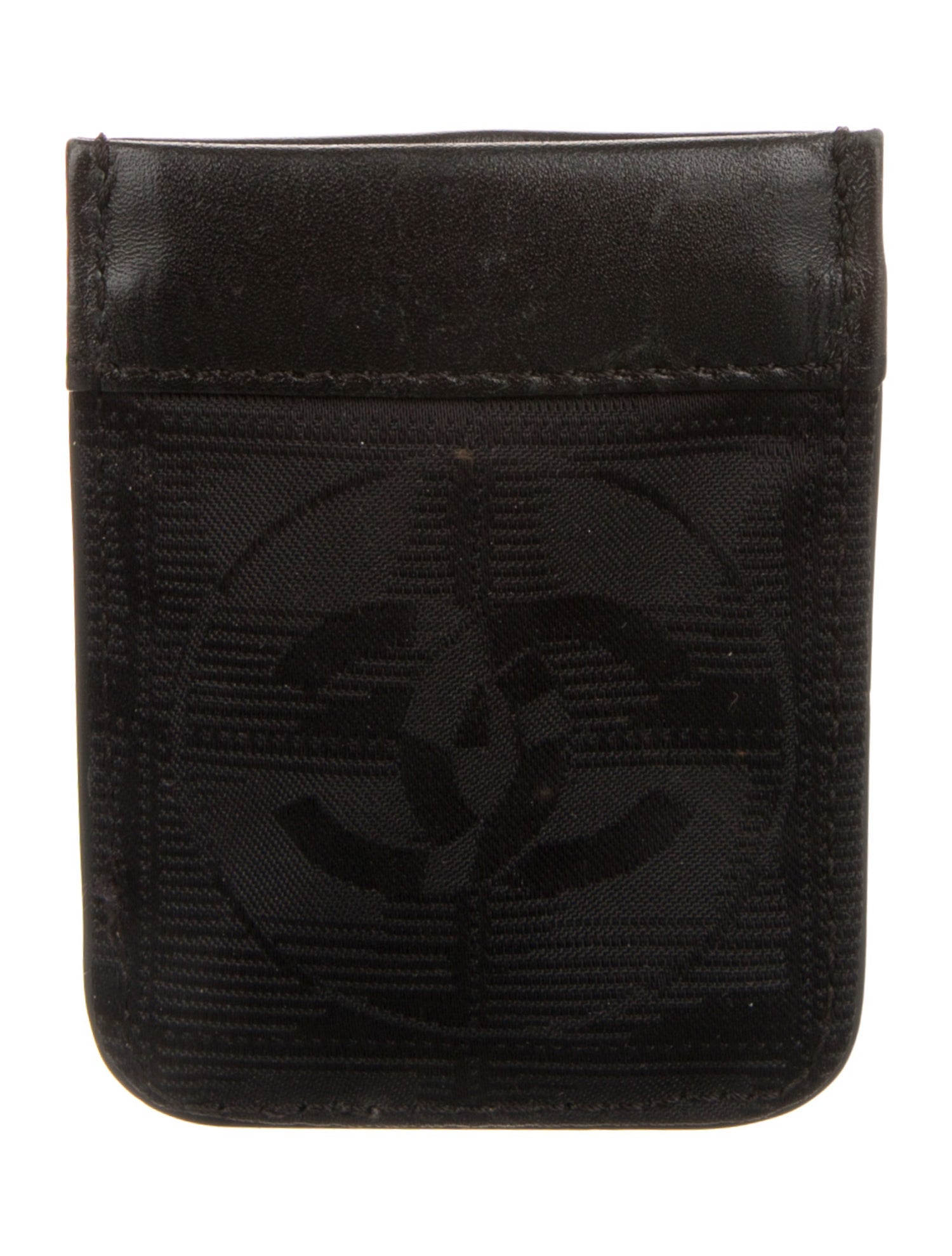 Chanel Travel Ligne Pouch Interlocking CC Logo Wallet