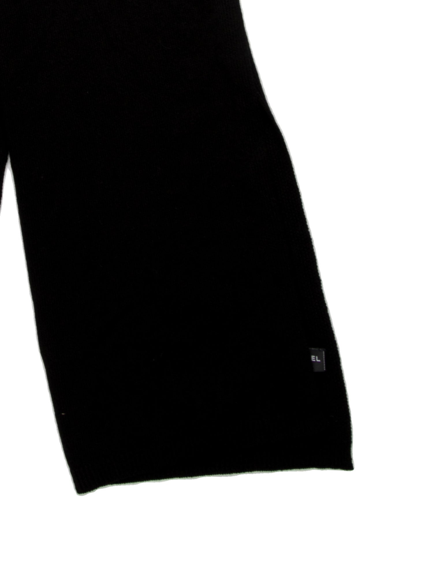 Chanel Cashmere Interlocking CC Logo Scarf