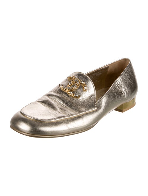 Chanel 2023 Interlocking CC Logo Loafers