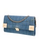 Chanel Denim Square Quilt Flap Bag