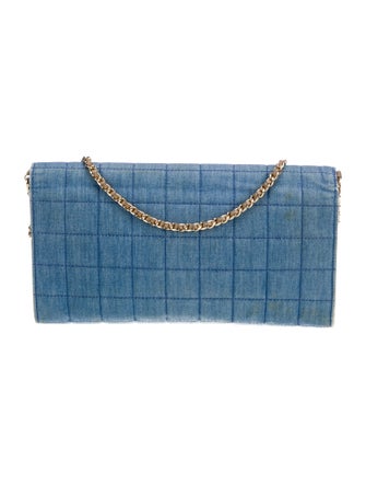 Chanel Denim Square Quilt Flap Bag