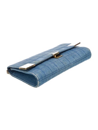 Chanel Denim Square Quilt Flap Bag