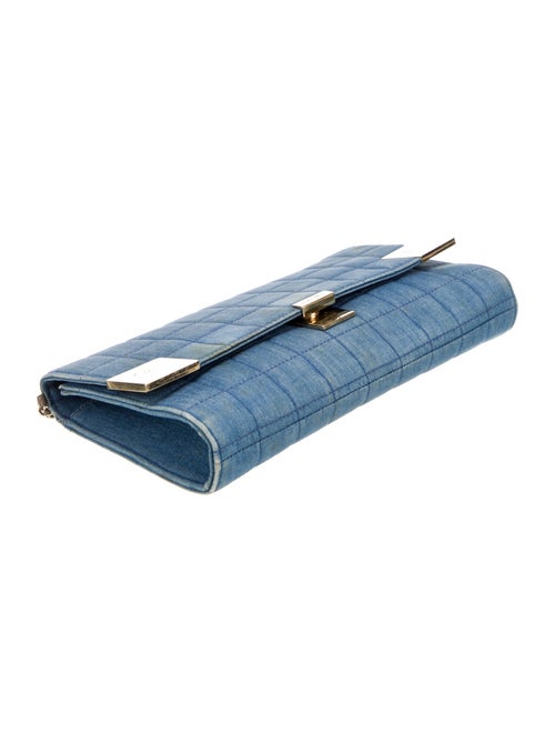 Chanel Denim Square Quilt Flap Bag