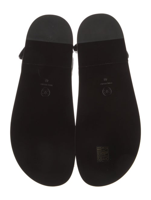 Chanel Interlocking CC Logo Slingback Sandals