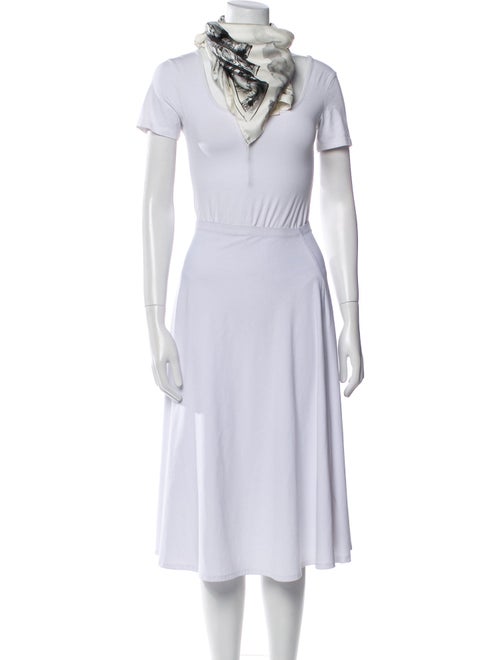 Chanel Silk Interlocking CC Logo Scarf