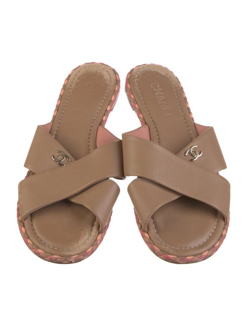 Chanel 2017 Interlocking CC Logo Slides