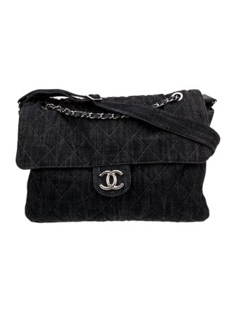 Chanel Denim Stretch Spirit Messenger Bag