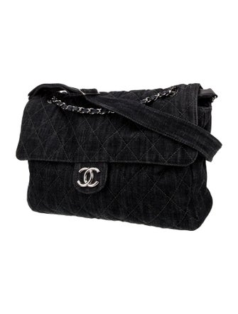 Chanel Denim Stretch Spirit Messenger Bag