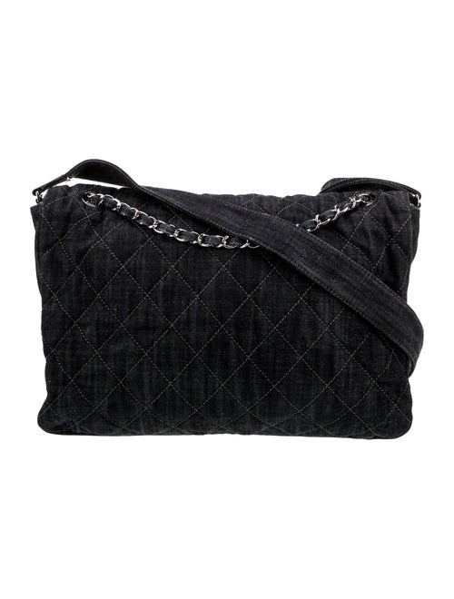 Chanel Denim Stretch Spirit Messenger Bag