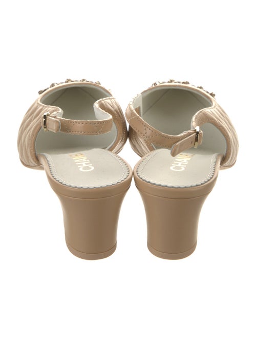 Chanel 2023 Interlocking CC Logo Slingback Pumps