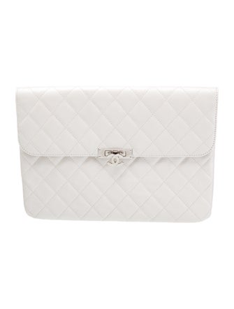 Chanel Quilted Caviar O-Case