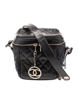 Chanel Quilted Caviar Vanity Bag