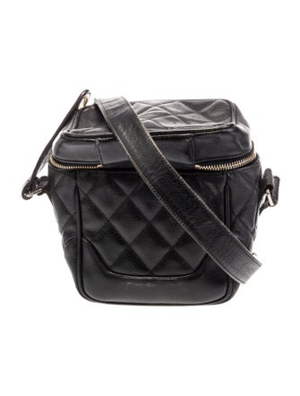 Chanel Quilted Caviar Vanity Bag